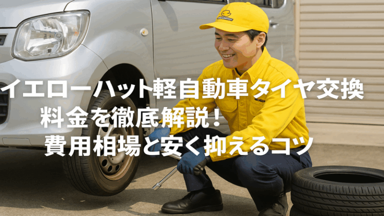 イエローハット軽自動車タイヤ交換料金を徹底解説！費用相場と安く抑えるコツ