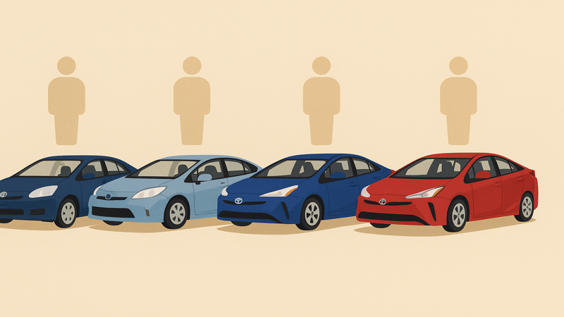 2.プリウス歴代モデル別乗車人数