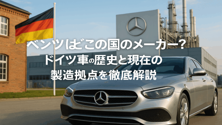ベンツはどこの国のメーカー？ドイツ車の歴史と現在の製造拠点を徹底解説