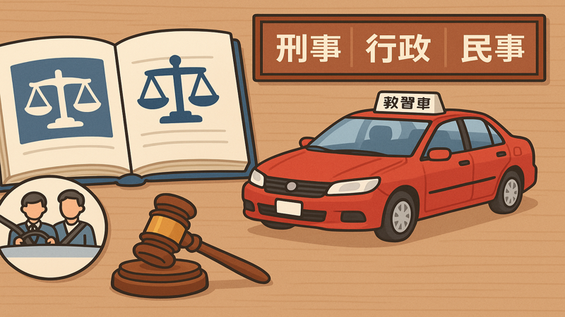1.路上教習で人を轢いた場合の法的責任と基本知識