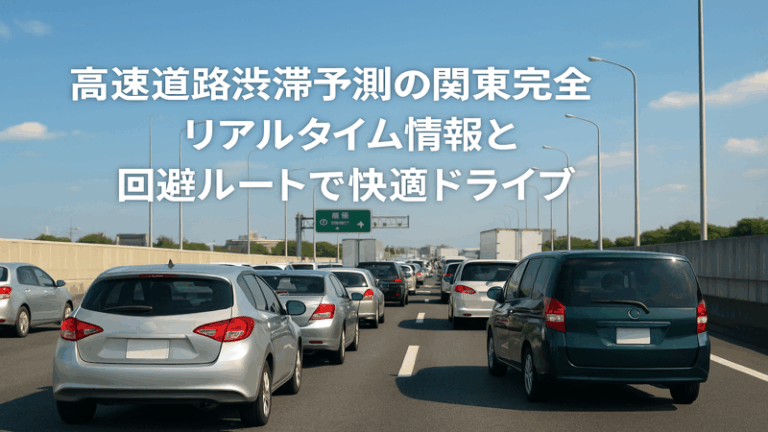 高速道路渋滞予測の関東完全ガイド！リアルタイム情報と回避ルートで快適ドライブ