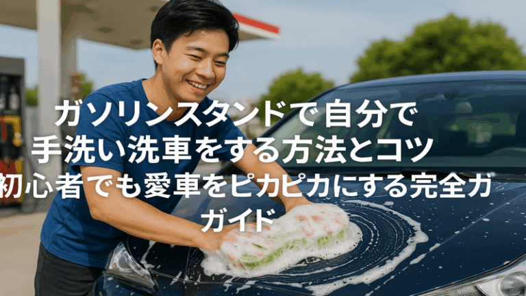 ガソリンスタンドで自分で手洗い洗車をする方法とコツ｜初心者でも愛車をピカピカにする完全ガイド