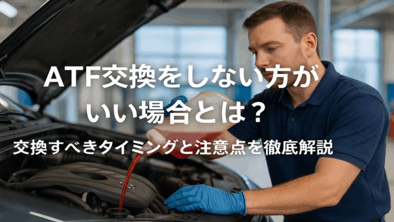 ATF交換をしない方がいい場合とは？交換すべきタイミングと注意点を徹底解説
