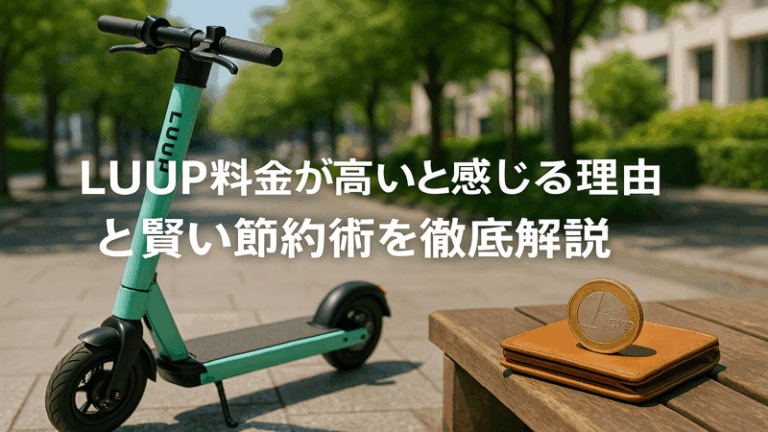 LUUP料金が高いと感じる理由と賢い節約術を徹底解説