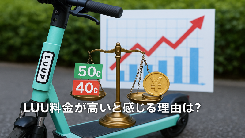 1. LUUP料金が高いと感じる理由とは？