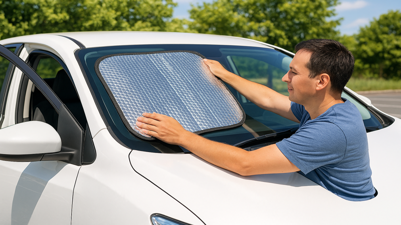 2.運転席サンシェードの合法的な使用方法