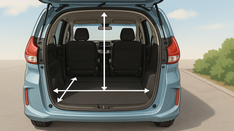 3.フリードの荷室寸法と活用方法