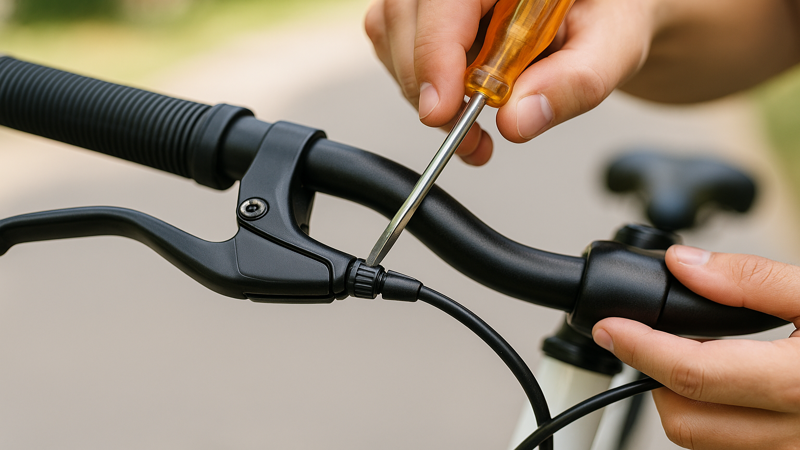 3.自転車のブレーキレバー調整の基本的な方法