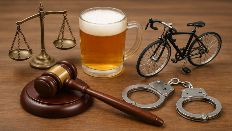 1.自転車飲酒で捕まった人の実例とその後の処分内容