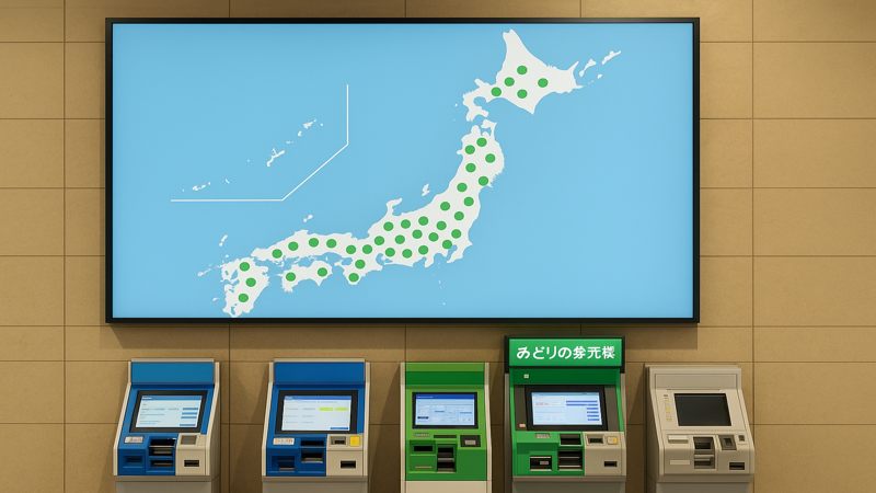 2.JR会社別の指定席券売機設置駅と特徴