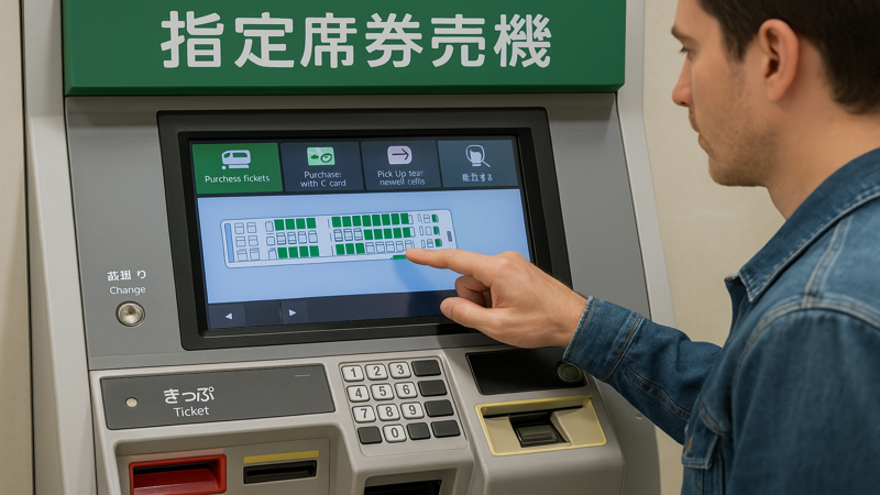 3.指定席券売機の利用方法と機能