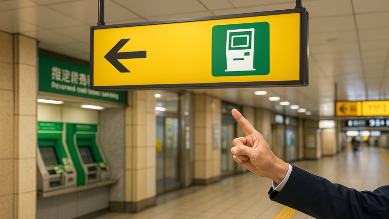 4.指定席券売機を効率的に見つける方法