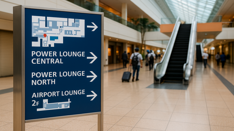 2.各ラウンジの場所と詳細アクセス方法