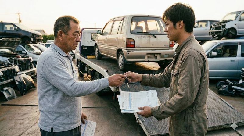 4.40万キロ走った軽自動車の売却と廃車の選択肢