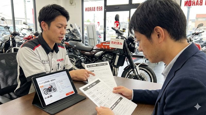3.レッドバロンの在庫バイク購入時の注意点