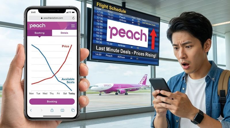 1.ピーチは直前に安くなる？価格変動の仕組みを解説