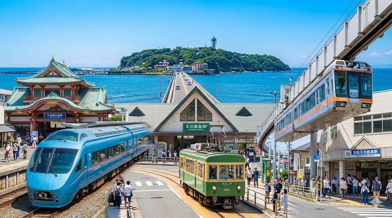 1.江ノ島までの電車でのアクセス方法