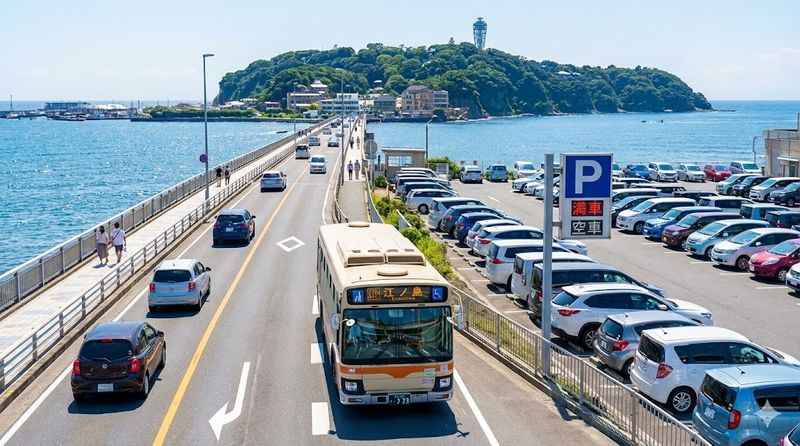 3.車・バスでの江ノ島へのアクセス