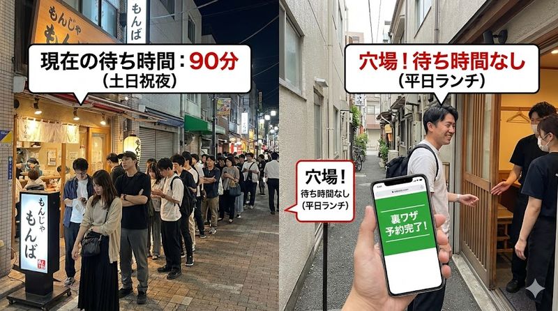 2.予約なしで訪問した場合の待ち時間