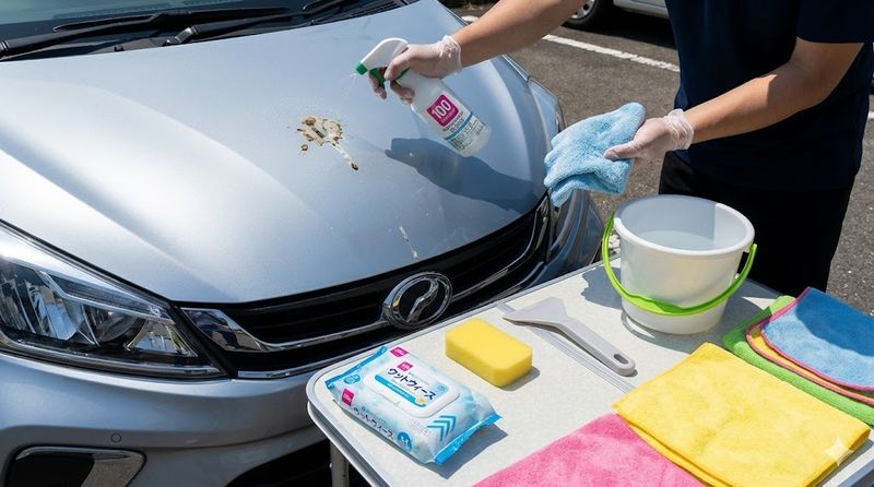3.車の鳥のフンの正しい落とし方