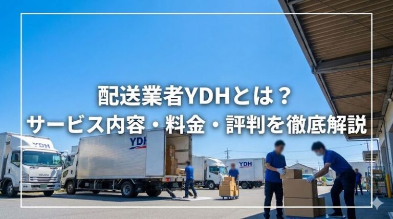 配送業者YDHとは？サービス内容・料金・評判を徹底解説