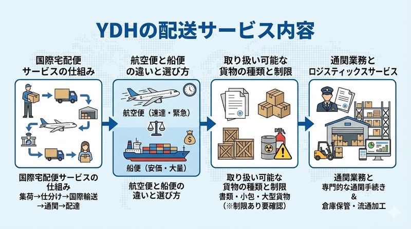 2.YDHの配送サービス内容