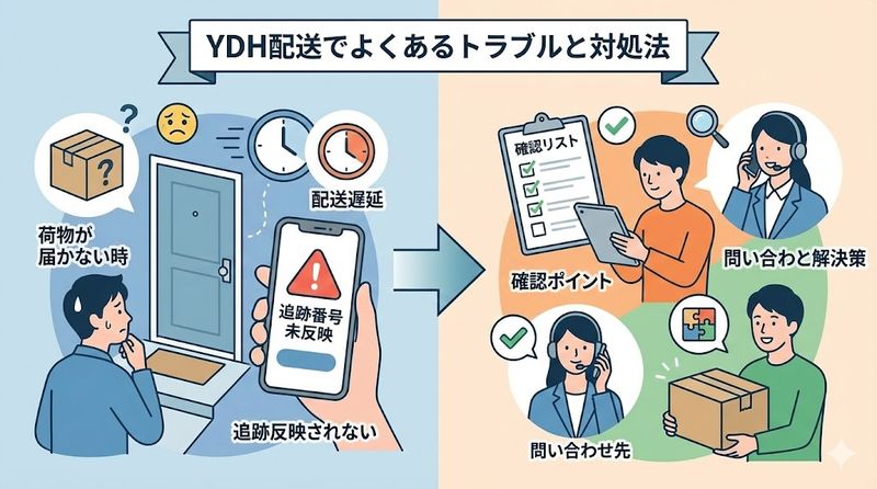 6.YDH配送でよくあるトラブルと対処法