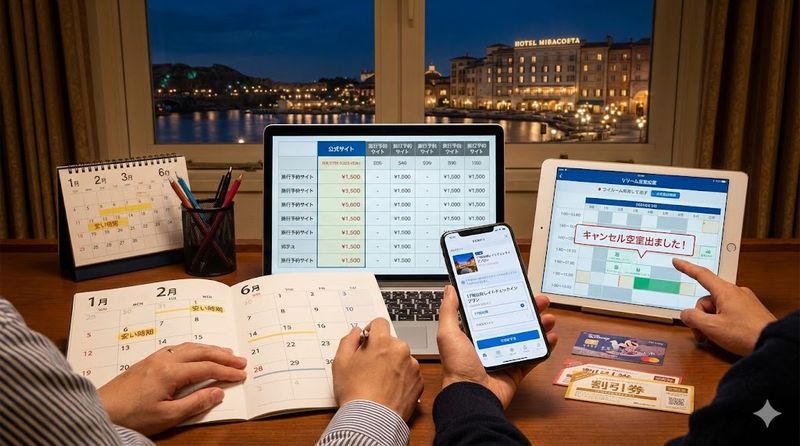 3.ミラコスタの値段を2人で安く抑える予約テクニック