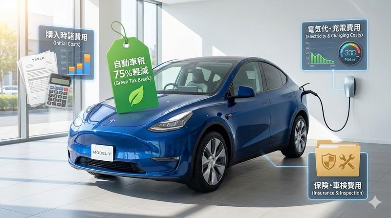 4.テスラ新車購入時の諸費用と維持費
