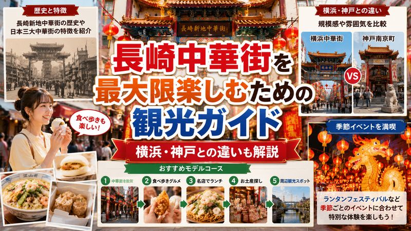 4.長崎中華街を最大限楽しむための観光ガイド【横浜・神戸との違いも解説】
