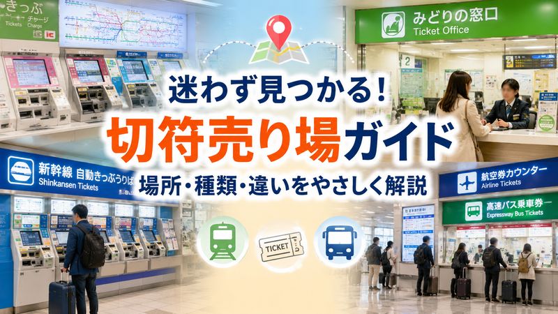 1. 切符売り場はどこにある？場所と種類を徹底解説