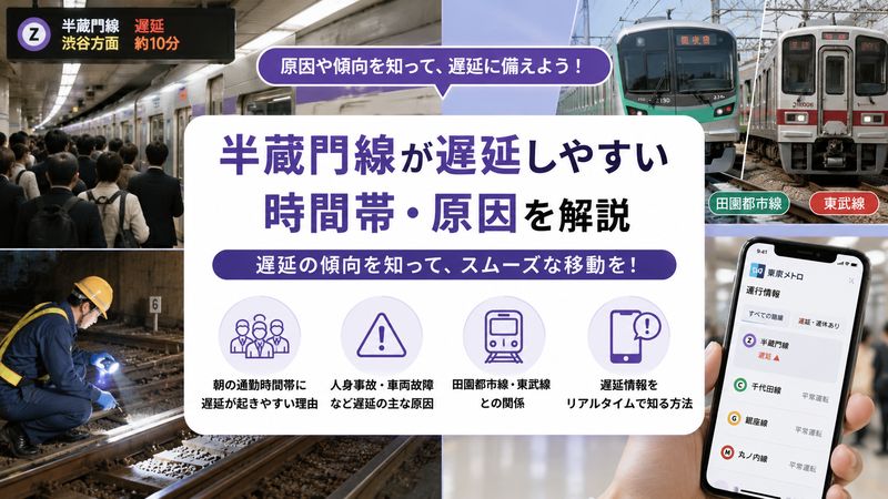 3.半蔵門線が遅延しやすい時間帯・原因