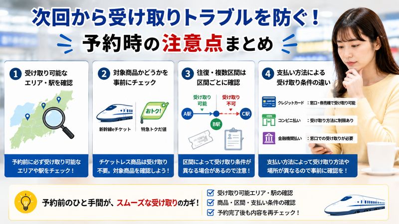 4.次回から受け取りトラブルを防ぐための予約時の注意点