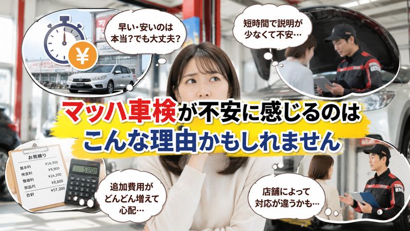 1.「マッハ車検 やばい」と言われる理由