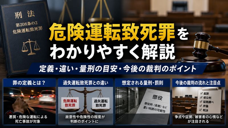 3.危険運転致死罪とはどのような罪なのか