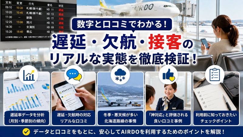 3.遅延・欠航・接客対応の実態を数字と口コミで検証