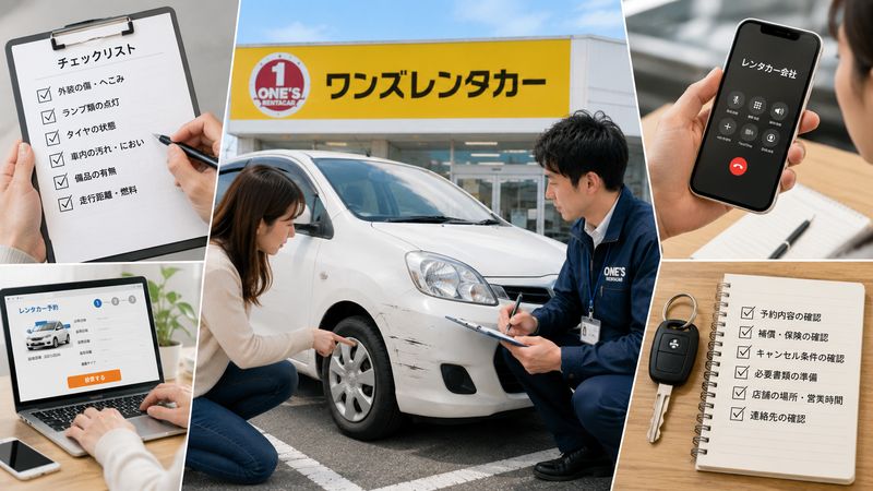 3.ワンズレンタカーを利用する際の注意点