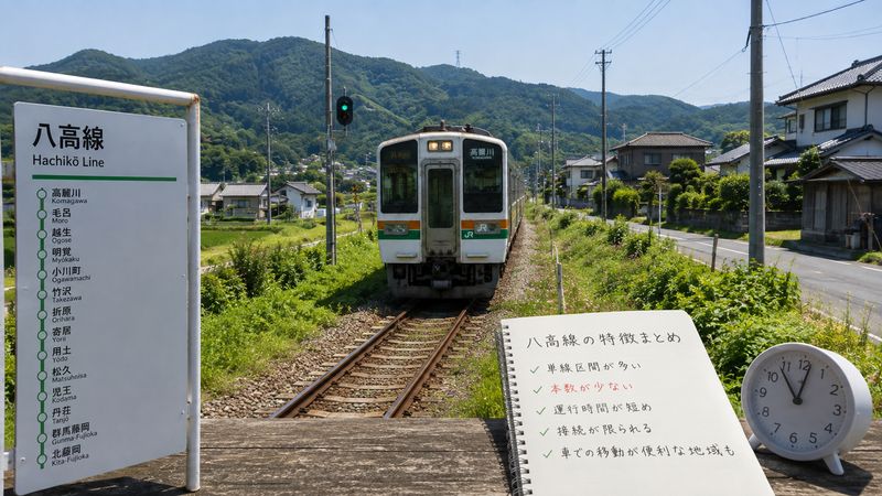 4.八高線を上手に利用するコツ